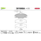 Valeo | Bremsbelagsatz, Scheibenbremse | 301068A