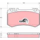 GDB1544 Bremsbelagsatz, Scheibenbremse COTEC GDB1544 Bremsbelagsatz, Scheibenbremse COTEC