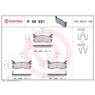 Brembo | Bremsbelagsatz, Scheibenbremse | P 49 021