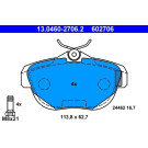 13.0460-2706.2 Bremsbelagsatz, Scheibenbremse