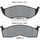 Textar Bremsbelagsatz, Scheibenbremse Q+ 2495301