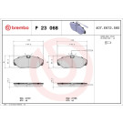 Brembo | Bremsbelagsatz, Scheibenbremse | P 23 068