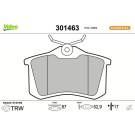 301463 Bremsbelagsatz, Scheibenbremse ESSENTIAL 301463 Bremsbelagsatz, Scheibenbremse ESSENTIAL