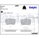 Delphi | Bremsbelagsatz, Scheibenbremse | LP2241 Delphi | Bremsbelagsatz, Scheibenbremse | LP2241