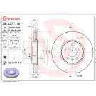 BREMBO 09.C377.11 Bremsscheibe COATED DISC LINE Ø321mm innenbelüftet
