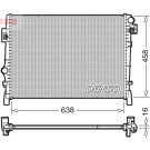 DRM09054 Kühler, Motorkühlung