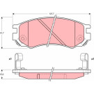 GDB1175 Bremsbelagsatz, Scheibenbremse