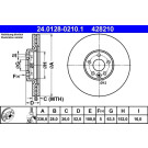 ATE | Bremsscheibe | 24.0128-0210.1