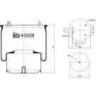 FEBI BILSTEIN 45938 Federbalg, Luftfederung