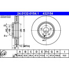 ATE | Bremsscheibe | 24.0132-0154.1