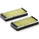 MANN-FILTER FP 2745-2 Innenraumfilter FreciousPlus Aktivkohlefilter mit Polyphenol, antibakteriell, Feinstaubfilter (PM 2.5) MANN-FILTER FP 2745-2 Innenraumfilter FreciousPlus Aktivkohlefilter mit Polyphenol, antibakteriell, Feinstaubfilter (PM 2.5)