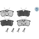 Meyle | Bremsbelagsatz, Scheibenbremse | 025 233 5314/PD