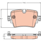 GDB2095 Bremsbelagsatz, Scheibenbremse GDB2095 Bremsbelagsatz, Scheibenbremse