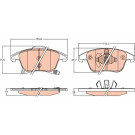 GDB2092 Bremsbelagsatz, Scheibenbremse GDB2092 Bremsbelagsatz, Scheibenbremse
