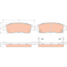 GDB4455 Bremsbelagsatz, Scheibenbremse