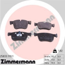 Zimmermann | Bremsbelagsatz, Scheibenbremse | 25833.170.1