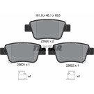 Textar Bremsbelagsatz, Scheibenbremse Q+ 2362002