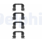 Delphi LX0349 Zubehörsatz, Scheibenbremsbelag