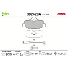 Valeo | Bremsbelagsatz, Scheibenbremse | 302426A