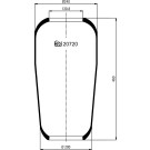 FEBI BILSTEIN 20720 Federbalg, Luftfederung