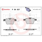 Brembo | Bremsbelagsatz, Scheibenbremse | P 36 027