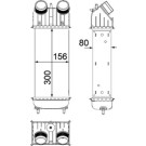 Mahle | Ladeluftkühler | CI 261 000P