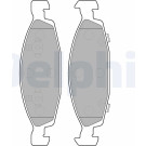 Delphi | Bremsbelagsatz, Scheibenbremse | LP1557