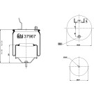 FEBI BILSTEIN 37967 Federbalg, Luftfederung