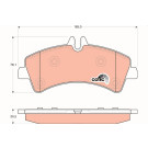 GDB1699 Bremsbelagsatz, Scheibenbremse COTEC GDB1699 Bremsbelagsatz, Scheibenbremse COTEC
