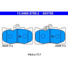 13.0460-5789.2 Bremsbelagsatz, Scheibenbremse