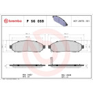 Brembo | Bremsbelagsatz, Scheibenbremse | P 56 059