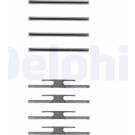 Delphi LX0055 Zubehörsatz, Scheibenbremsbelag