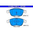 13.0460-7250.2 Bremsbelagsatz, Scheibenbremse 13.0460-7250.2 Bremsbelagsatz, Scheibenbremse