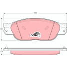 GDB1401 Bremsbelagsatz, Scheibenbremse COTEC GDB1401 Bremsbelagsatz, Scheibenbremse COTEC