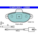 13.0470-3838.2 Bremsbelagsatz, Scheibenbremse ATE Ceramic