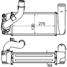 CI 461 000P Ladeluftkühler BEHR *** PREMIUM LINE ***