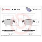 Brembo | Bremsbelagsatz, Scheibenbremse | P 85 107