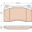 GDB2007 Bremsbelagsatz, Scheibenbremse GDB2007 Bremsbelagsatz, Scheibenbremse