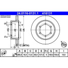 24.0116-0131.1 Bremsscheibe