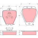 GDB1323 Bremsbelagsatz, Scheibenbremse GDB1323 Bremsbelagsatz, Scheibenbremse