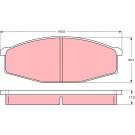 GDB747 Bremsbelagsatz, Scheibenbremse GDB747 Bremsbelagsatz, Scheibenbremse