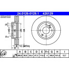 ATE | Bremsscheibe | 24.0126-0129.1