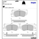 Delphi Bremsbelagsatz, Scheibenbremse LP1560