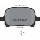Textar | Bremsbelagsatz, Scheibenbremse | 2351302