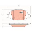 GDB1384 Bremsbelagsatz, Scheibenbremse COTEC GDB1384 Bremsbelagsatz, Scheibenbremse COTEC
