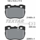 Textar | Bremsbelagsatz, Scheibenbremse | 2145905