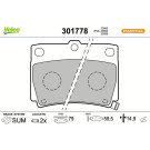 301778 Bremsbelagsatz, Scheibenbremse ESSENTIAL