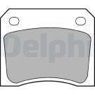 Delphi | Bremsbelagsatz, Scheibenbremse | LP133