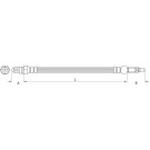 Metzger | Bremsschlauch | 4110803