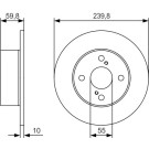 BOSCH Bremsscheibe 0 986 479 T96 BOSCH Bremsscheibe 0 986 479 T96